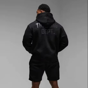 Sudadera con Capucha Extra Grande para Hombre, Tendencia Invierno 2025, Impresión de Goma de Alta Transferencia, Bordada, Algodón Grueso de Calidad, Bolsillo Personalizado - Product Image 1