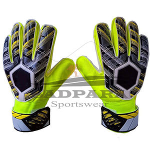 Gants de gardien de but en cuir durable à doigts entiers du meilleur fabricant équipement de protection sur demande personnalisée - Product Image 1