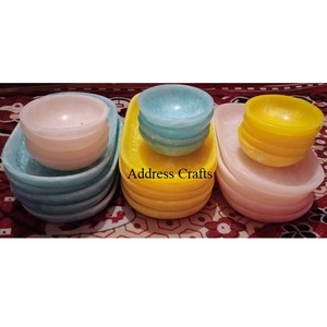 Mini cuenco de resina de proveedor de fábrica con bandeja para servir, fruteros de resina de Color personalizado, decoración de boda, vajilla, platos, vajilla - Product Image 1