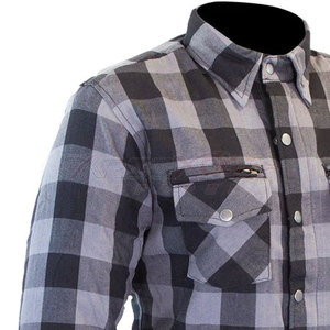 เสื้อเชิ๊ตผ้าสักหลาดสำหรับผู้หญิงเสื้อเชิ๊ตผ้าสักหลาดลายย้อมเส้นด้ายฝ้าย - Product Image 5