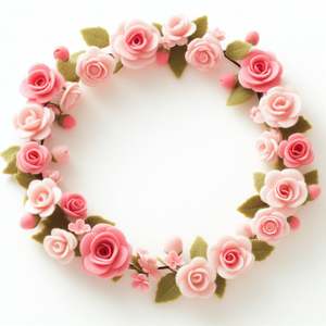 Guirnalda de Flores de Fieltro de Lana de Nueva Zelanda Ecológica del Himalaya, Color, Tamaño y Logotipo Personalizables, Embalaje para Festivales, Fiestas y Decoración del Hogar - Product Image 3