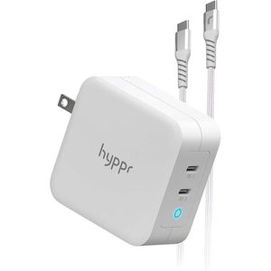 Caricabatteria Hyppr 100W USB C Fast 4ft PD da parete per Macbook presa Europa Standard corto circuito Super ricarica regalo in scatola - Product Image 2