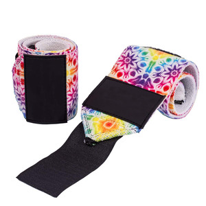 Correas de Muñeca con Gancho y Bucle para Levantamiento de Pesas y Entrenamiento de Fuerza, Soporte Reforzado de Algodón, Proveedor Mayorista OEM - Product Image 4