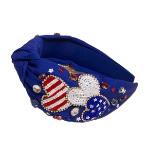 Diadema contemporánea con cuentas y bordados intrincados, elegante diadema con bordado de cuentas para un estilo moderno a diario. - Product Image 4
