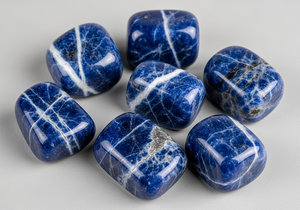 Piedras preciosas caídas de sodalita azul natural al por mayor de la mejor calidad para la decoración, piedras caídas al por mayor a la venta - Product Image 2