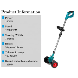 Recortadora de Césped Inalámbrica Industrial Original de 24V-L, Batería Eléctrica Recargable, ODM Personalizable, Herramientas de Jardín DIY - Product Image 5