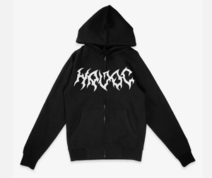 Wholesale Customizable Men's <b>Black</b> <b>Zip</b>-<b>Up</b> Cotton Fleece <b>Hoodie</b> High Quality Anti-Shrink Size 6XL - Product Image 5