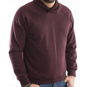 Sweats à capuche pour hommes Qualité luxueuse 100% coton Pull surdimensionné Impression bouffante personnalisée Sweats à capuche en molleton uni lourd pour hommes - Product Image 2