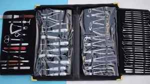 ชุดเครื่องมือผ่าตัดช่องปากคุณภาพสูง คีมถอนฟัน สแตนเลส แบบใช้มือ 61 ชิ้น ด้ามจับตามหลักสรีรศาสตร์ - Product Image 6