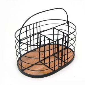 Panier en treillis métallique avec option polyvalente Rangement de qualité supérieure pour les armoires de cuisine Garde-manger Fruits Légumes et Oeufs - Product Image 1