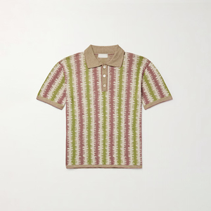 เสื้อโปโลแขนสั้นระบายอากาศได้ดีใหม่ขนาดพิเศษฤดูใบไม้ผลิและฤดูร้อน - Product Image 1