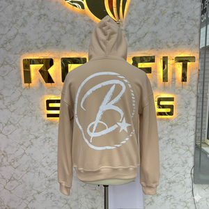 Tamaño cómodo Logotipo impreso personalizado Calidad confiable 100% Algodón Cremallera sólida Sudadera con capucha Transpirable Ecológico Sudaderas con capucha unisex - Product Image 3