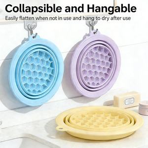 New ISSILI Folding Ice Compress <b>Basin</b> Durable Silicone Large Capacity Easy Cleaning Eco-Friendly Modern Home Bathroom - Product Image 6