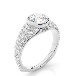 Anillo de Boda Étnico de 95 Piezas con Diamante Cultivado en Laboratorio de Corte Brillante Redondo de 0.03ct EF VS, Chapado en Oro Real de 18KT, para Mujer, Uso Diario, Vala Brothers - Product Image 2