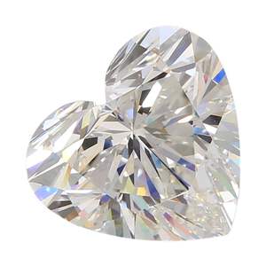 Diamant de laboratoire en forme de cœur 2 carats D VVS1 VVS2 VS1 VS2 - Product Image 2