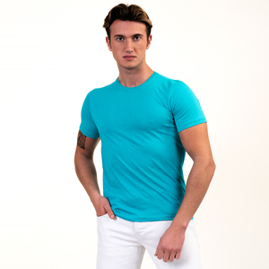 Coton de première qualité, Logo personnalisé pour hommes, impression personnalisée 95% coton avec 5% lyra t-shirt imprimé uni t-shirt oversize - Product Image 2