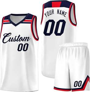 Uniforme de basket-ball professionnel respirant de haute qualité pour hommes fabriqué au Pakistan avec des techniques imprimées en vente - Product Image 1