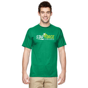 T-shirt décontracté d'été pour homme en polyester/coton de haute qualité, couleur unie, écologique, séchage rapide, anti-froissement - Product Image 6