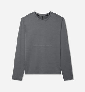 เสื้อยืดคอกลมแขนสั้นผู้ชาย ผ้าถักน้ำหนัก 220 กรัม ผ้าฝ้าย 100% สวมใส่สบาย แห้งเร็ว ระบายอากาศดี ดีไซน์ลำลอง - Product Image 6