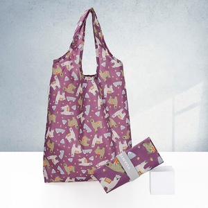 <b>Folding</b> Shopping <b>Bag</b> with Polyester Fiber Material Customizable Size & Pattern Handle for Shops/Groceries/Supermarkets - Product Image 1