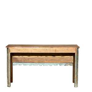 Handmade Carved <b>Console</b> <b>Table</b> in Luxury & Rustic Style Solid Wood & <b>Marble</b> for Living Room Entry Villa & Hotel Furniture - Product Image 6