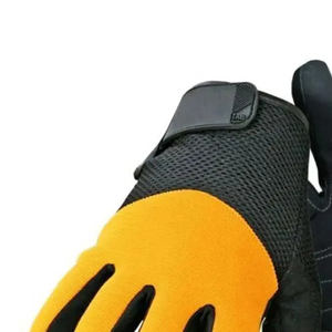 Premium Quality Mechanic Gloves Work Good Grip Soft <b>Padded</b> Safety Gloves Protection Gloves - Product Image 4