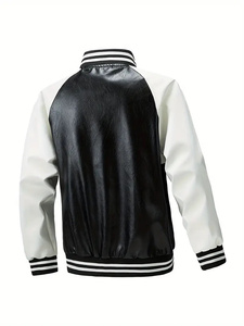 Chaqueta Varsity Unisex Profesional de Alta Gama, Personalizable al por Mayor por Boomletcorp, Colección de Invierno Transpirable de Lona, Reversible - Product Image 2