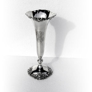 Cast Aluminum Vase Aluminum Polished Metal <b>Table</b> <b>Top</b> Vase With <b>Mirror</b> Polished for Home & Wedding Parties Decor - Product Image 6