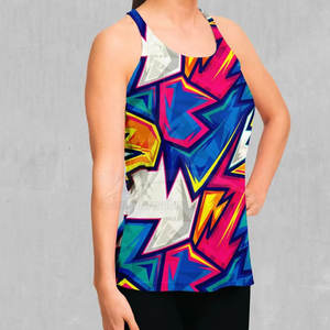 Débardeur de course pour femme, respirant, décontracté, impression par sublimation personnalisée, 100% coton, taille personnalisée - Product Image 6