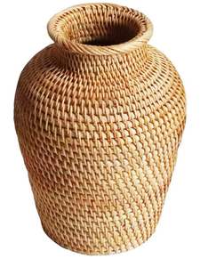 Best Selling Metal Bamboo Handmade Rattan Large Plant <b>Pots</b> <b>Planters</b> Indoor Outdoor Garden Tall <b>Planter</b> <b>Pots</b> Rattan Basket - Product Image 5