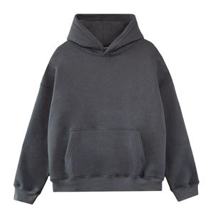 Sweat à capuche numérique en polaire personnalisé de haute qualité pour l'hiver, 400-450 GSM, en coton épais, coupe oversize à épaules tombantes, style streetwear pour hommes et femmes - Product Image 4