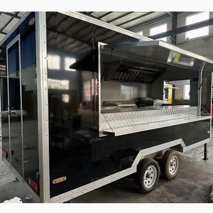 Carrello ristorante Mobile completamente attrezzato camion commerciale Fast Food Mobile Catering rimorchio con cucina completa - Product Image 1