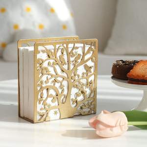Elegant <b>Butterfly</b> Design Napkin Holder Premium Quality Tabletop Accessory for Home Hotel Restaurant Hot Selling From India - Product Image 3