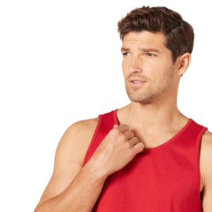 Mens Casual Tank <b>Top</b> Relaxed Fit Soft Cotton <b>Sleeveless</b> Tee for Home, Beach, and Outdoor Summer Wear - Product Image 5