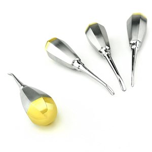 Curved Luxating Elevators Set Dental Oral Instruments 2-5 mm - 4 Pcs - Product Image 3