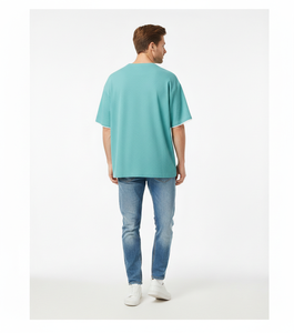 Camiseta de Manga Corta para Hombre, 210 gsm, 100% Algodón, Cuello en V, Negra, Blanca y Gris, Suave, Informal, para Actividades al Aire Libre - Product Image 2