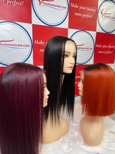 Producto más vendido para clientes negros Precio al por mayor Pelucas completas Cabello vietnamita Genius Trama Muchos colores Listo para enviar - Product Image 6