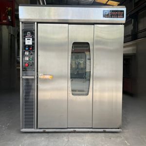 Four à pain automatique de bonne qualité 24 plateaux moteur 1.5 Hp équipement de fabrication de pain four rotatif en acier inoxydable Kien An Brand - Product Image 5