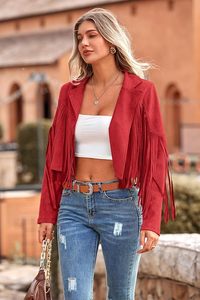 Chaquetas de cuero para mujer, abrigo de motociclista de talla grande para motocicleta de imitación de gran tamaño, trajes de otoño, ropa de moda - Product Image 3