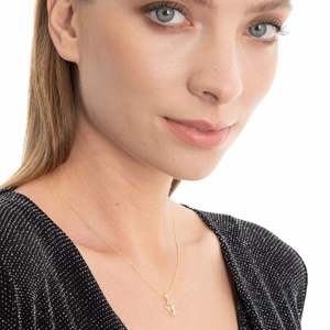 Nouveauté : Pendentif Kanta Gems Modèle KGJP-07 en argent sterling 925 massif, plaqué or 18 carats, motif ange chrétien, serti de zircone cubique - Product Image 3