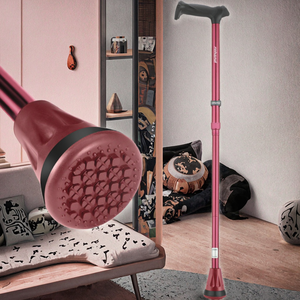 Venta al por mayor de fábrica buen <span class=keywords><strong>precio</strong></span> ligero ajustable plegable médico muleta palo para ancianos discapacitados - Product Image 5