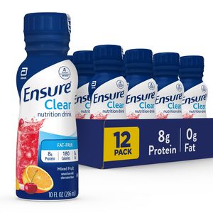 Bebida Nutritiva de Frutas Mixtas Ensure Clear Lista para Beber |   Sabor Refrescante |   10 onzas líquidas, paquete de 12 - Product Image 1