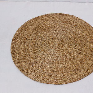 Artex Dong Thap Eco-Friendly Traditional Handmade Water Hyacinth <b>Round</b> <b>Placemat</b> Braided Home Use - Product Image 6