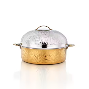 Casserole en métal et acier inoxydable pour le service de la nourriture Décoration de service de qualité supérieure Fêtes d'arrivée Hot Pot Hot Selling - Product Image 6