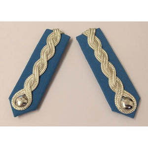 Parches de Gorgette para Uniformes de los Emiratos Árabes Unidos con Detalles de Hojas Plateadas, Botones de los Emiratos Árabes Unidos, Accesorios para Uniformes, Parche de Cuello de Gorgette - Product Image 5