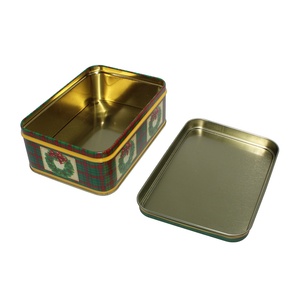 S Custom Logo Rectangular Tinplate <b>Metal</b> <b>Box</b> Cans for Food & Candy Packaging - Product Image 5
