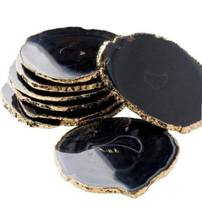 Dessous de verre en résine faits à la main pour assiettes et thé Accessoires en résine époxy - Product Image 1