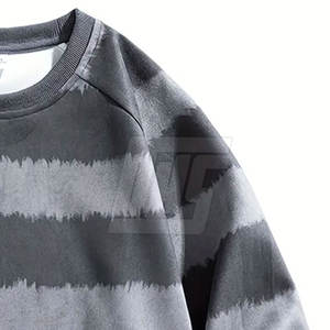 Sweatshirts classiques pour hommes Vêtements de sport respirants légers mélangés en coton pour l'extérieur et le fitness - Product Image 4