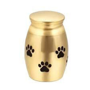 Urnas de cremación para mascotas de latón de Venta caliente Urnas funerarias para cenizas de gatos y perros Urnas de entierro hechas a mano - Product Image 4