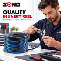 Câble de haut-parleur HiFi ZONG 4Core RCA, conducteur en cuivre pur, gaine en PVC, 2,5 mm, faible bruit, usage professionnel en studio et en voiture, bobine de 100 m